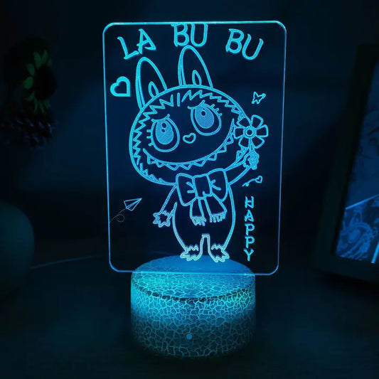 labubu night light (color changing)